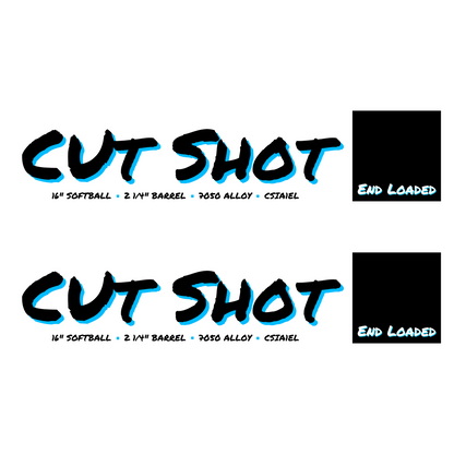 Cut Shot 7050 Alloy 16" Softball Bat (End Loaded)